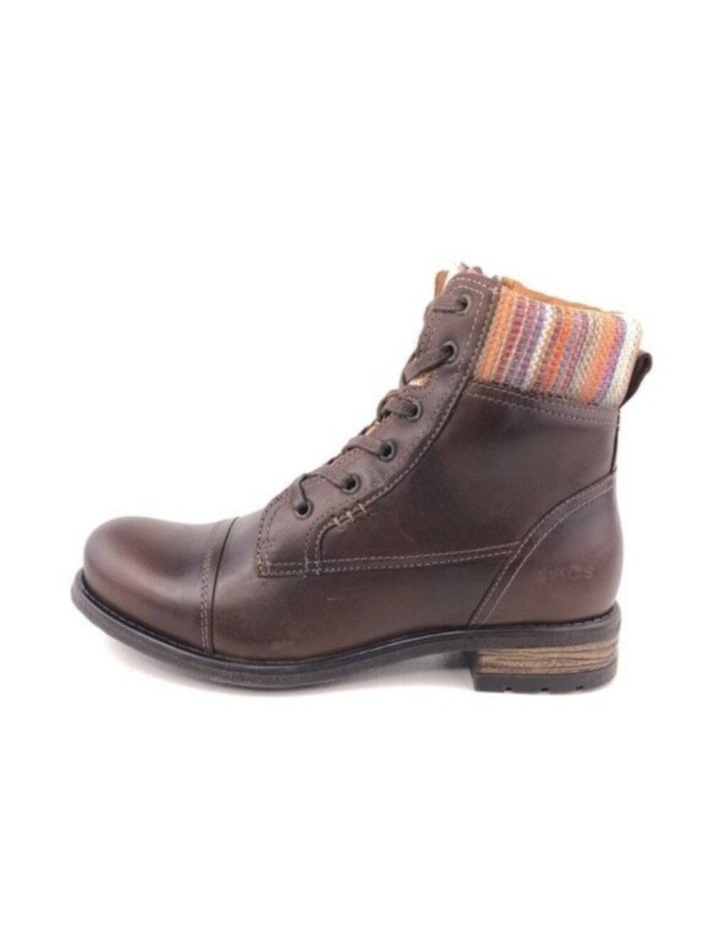 Taos Captain Brown Leather Ankle Boots EUR 37